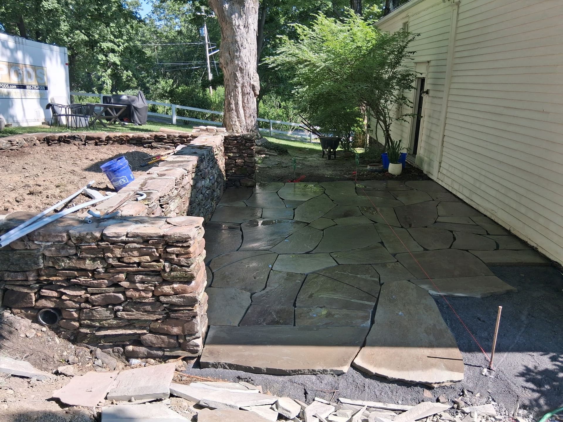 Gallery photos for Natural Stone Steps and Patios Built Right From the Ground Up: Image #3