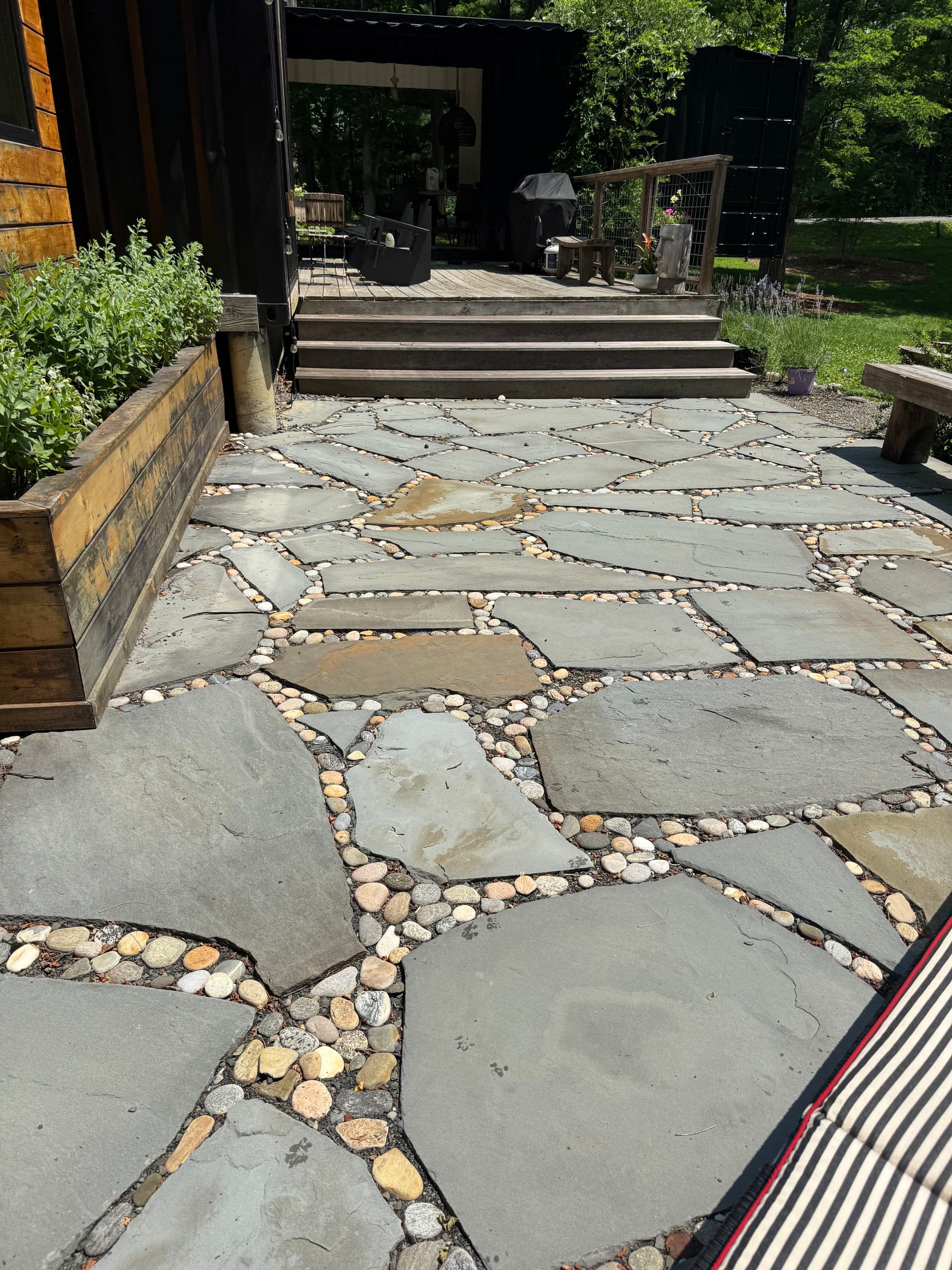 Gallery photos for Natural Stone Steps and Patios Built Right From the Ground Up: Image #5