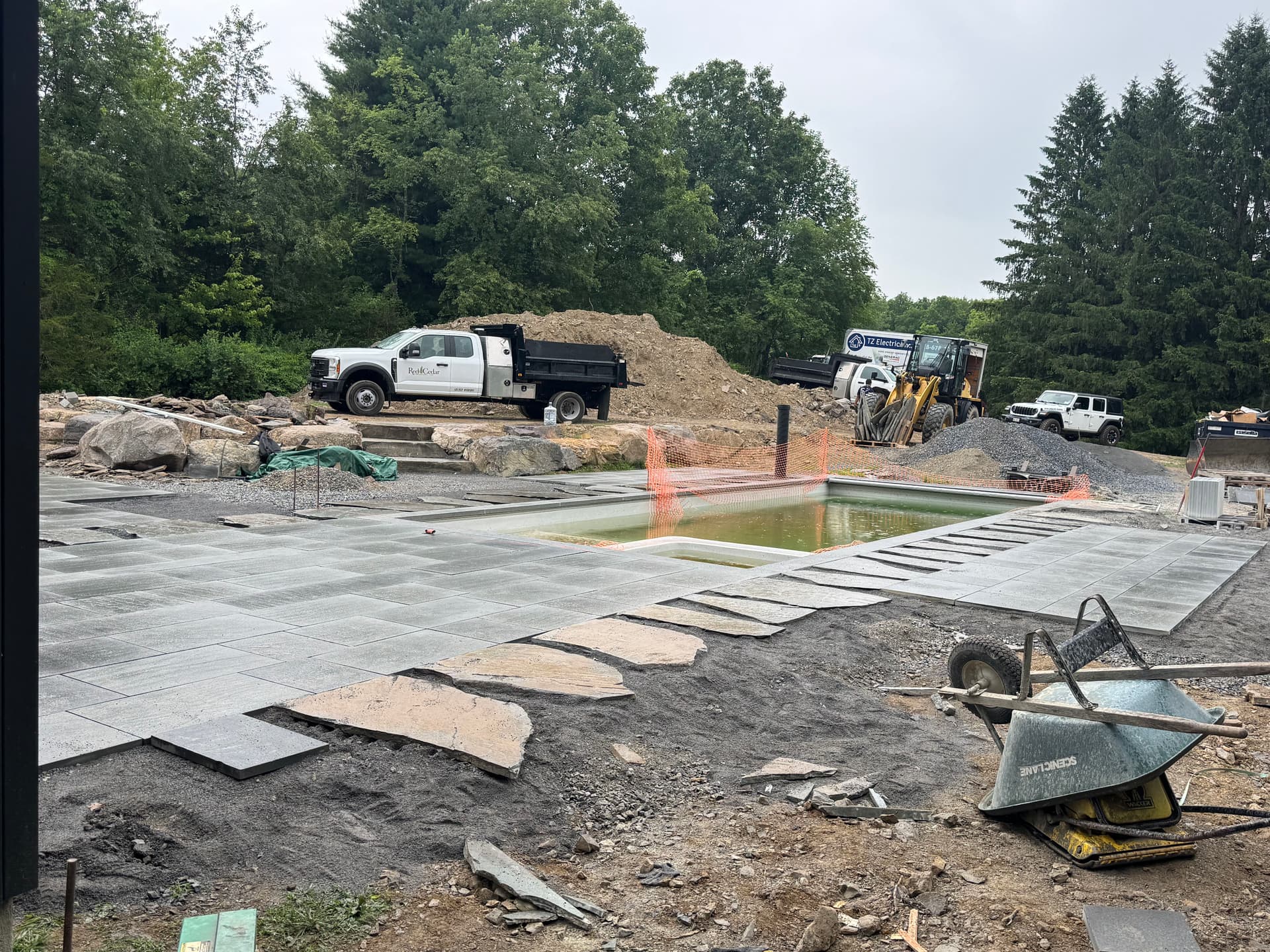 Bluestone Patio and Outdoor Kitchen Build in Clinton Corners image
