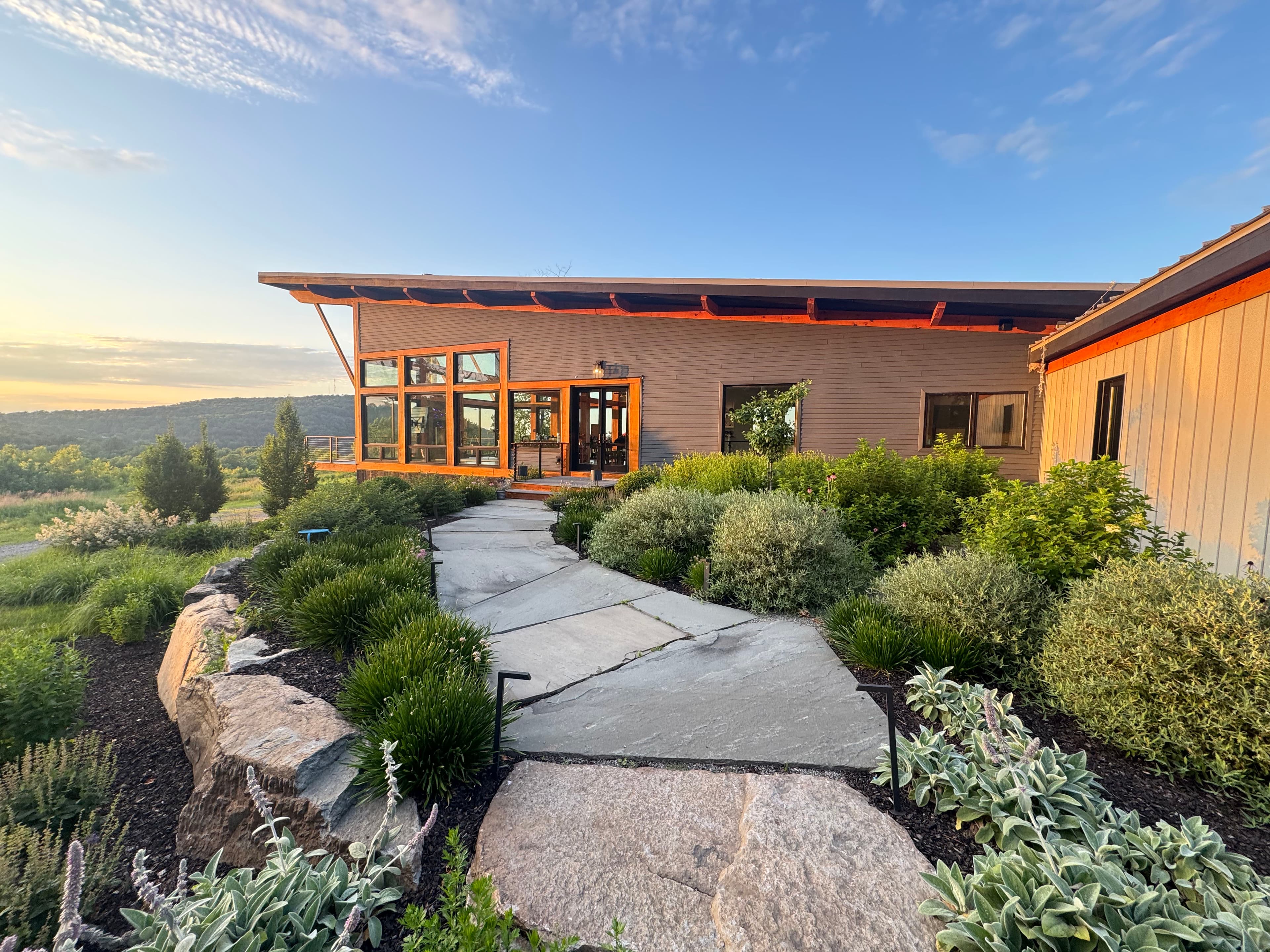Project A Bluestone Walkway and Boulder Landscape That Only Gets Better image