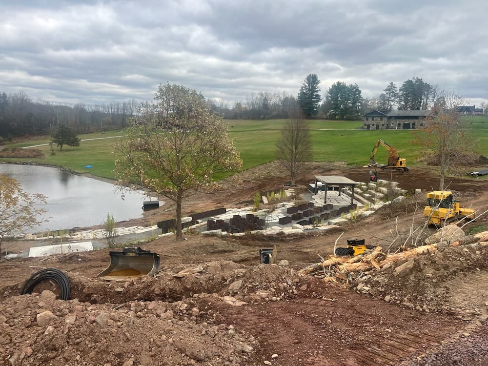 Project Large-Scale Pond and Landscape Construction in Liberty NY image
